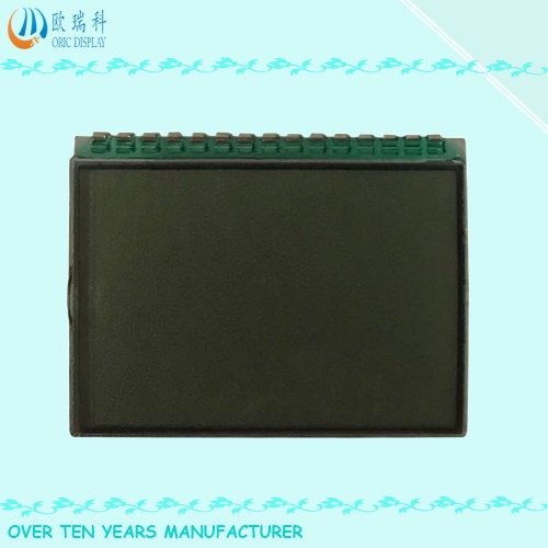 Semi-transparent pen segment LCD display